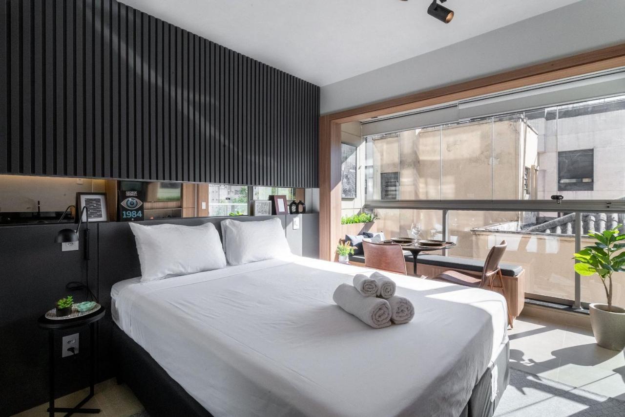 Condominio Belint Bela Cintra - Studios Por Temporada Сан-Пауло Экстерьер фото