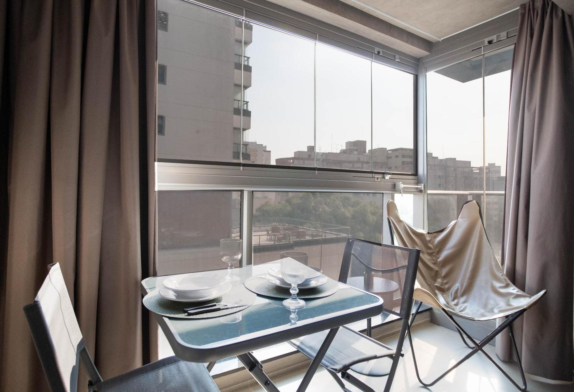 Condominio Belint Bela Cintra - Studios Por Temporada Сан-Пауло Экстерьер фото
