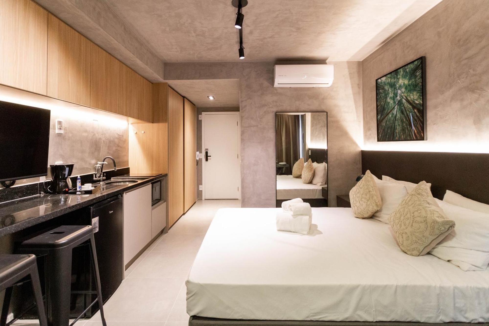 Condominio Belint Bela Cintra - Studios Por Temporada Сан-Пауло Экстерьер фото